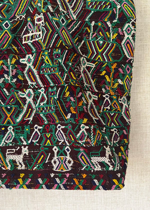 Oversized Hand Embroidered Bag, Vintage